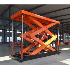 Powerful Stationary Hydraulic Scissor Lift Table for Smooth and Safe Lifting of
