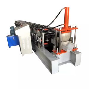 Metal Galvanized Gutter Downspout Roll Forming Machine PCL Control