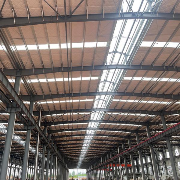 Industrial Steel Building Construction Factory , Economical Prefab Barn Shed