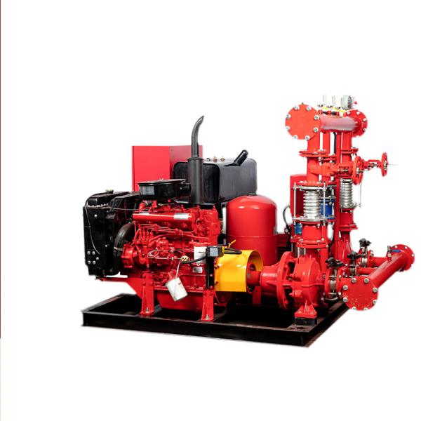 Diesel Engine Fire Pump Set 400GPM 8Bar 4 Cylinder