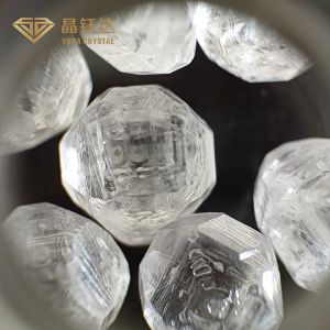 5 - 5.99 Carat HPHT Uncut Diamond Lab Grown HPHT Rough Diamond For Polish