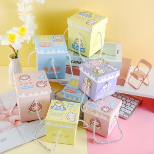 Surprise Portable Printed Mailer Boxes Christmas Apple Box 9.8 X 9.8 X 10cm