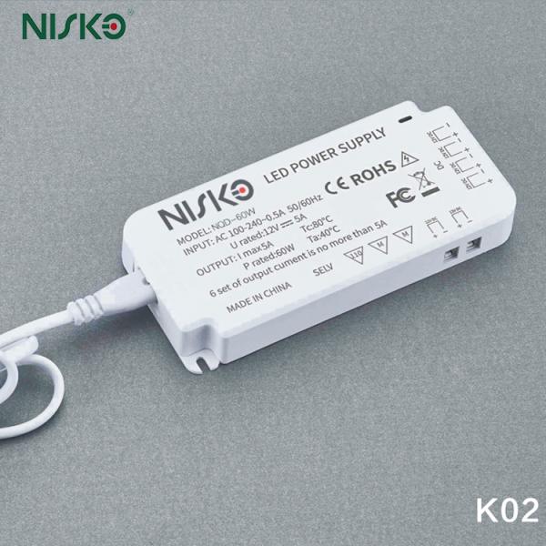 Quality 12V DC Switching Cabinet Lamp Power Supply 24W 5A  Constant Transformer LED Driver for sale