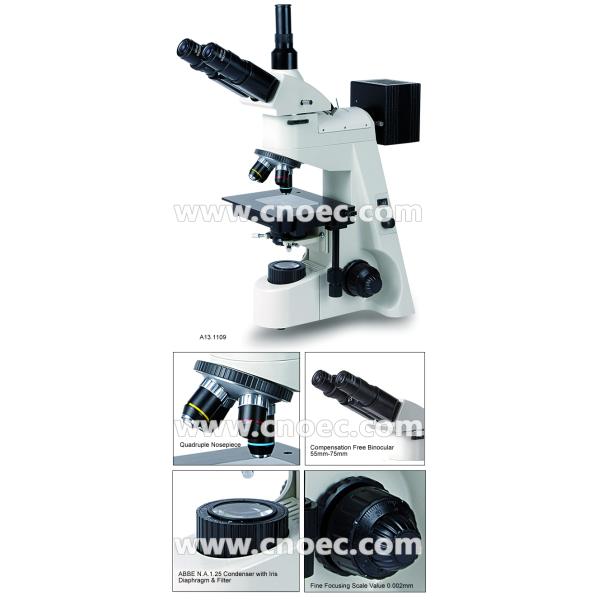 Halogen Bulb Metallurgical Optical Microscope Infinity Objective A13.1109