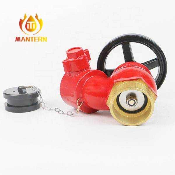 2.5" BSP Male Brass Or LG2 Fire Hydrant Screw Oblique Type Landing Valve