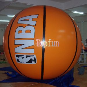 Wholesale Playground Inflatable Advertising Balloons Basketball Shape With Digital Printing from china suppliers