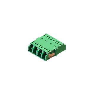 4 Multimode LC Fiber Optic Adapter Reduce Fiber Optic Couplers For CATV / FTTX