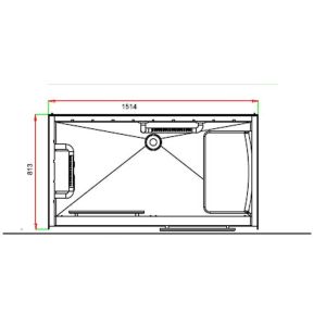 Unique Design Walk In Bath And Shower Combo / Old People Bathtub Thermostatic