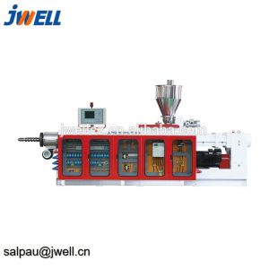 Continuous Working Plastic Pellet Extruder , Pvc Pelletizing Line Metal