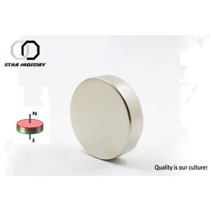 Permanent Large Neodymium Magnets , Round Neodymium Magnets N35 - N52