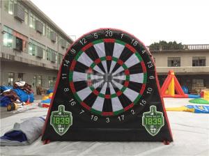 China Kids And Adults Giant Inflatable Golf Dart Boards / Inflatable Dart Game on sale