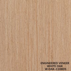 Fancy Recomposed Wood Veneer Sheets White Oak 108DS Lengthened 2500-3100mm For