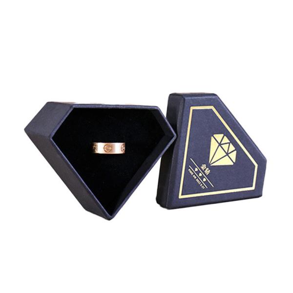 Gift Cardboard Jewelry Boxes Packaging Open Cover Custom Shape