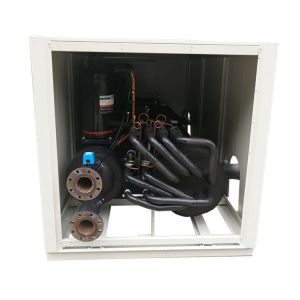 Industrial Finned Air Cooled Screw Chiller Heat Pump With Low Consumption