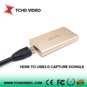 Driverless USB Capture Card For Webcasting 1920x1080P60 Video Streaming