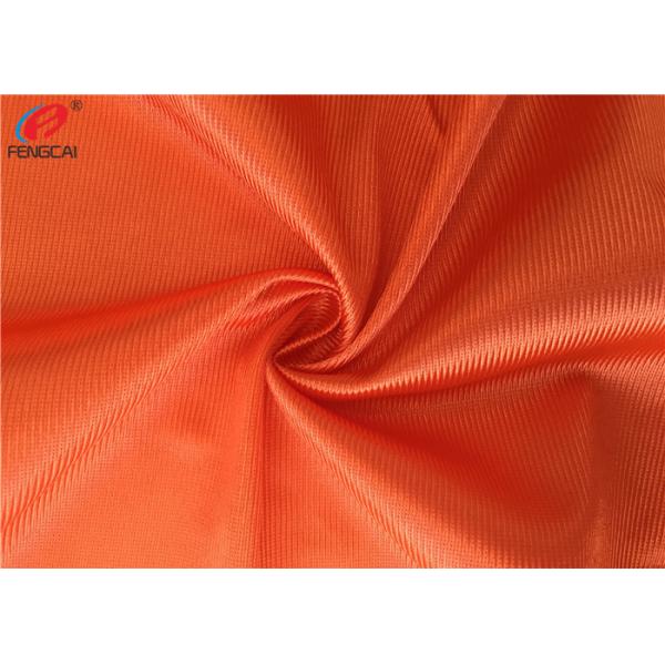 Warp Knitted Polyester Tricot Dazzle Fabric , Basketball Uniform Poly Tricot