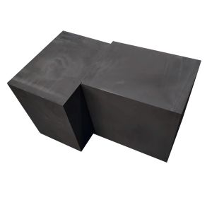Graphite blocks with high density for melting metal
