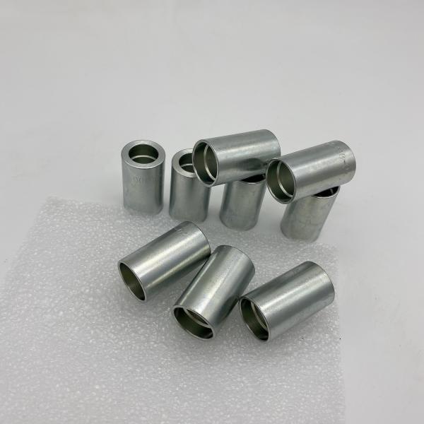 Crimp 00018 Carbon Steel R7 / R8 Hydraulic Hose Ferrules