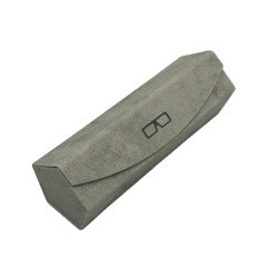 Customized Folding Triangle Eyeglass Case Personalised Eyewear Case Fashionable