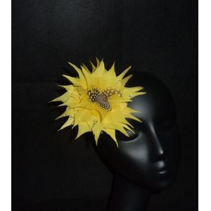 Wholesale Fast Shipping Goose Feather Flower Mount with Wire Accessory 5*10 cm in Size from china suppliers