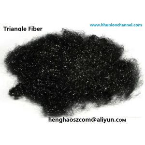 Triangle Recycled Polyester Staple Fiber PSF For Acupuncture