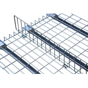 Movable Wire Mesh Dividers / Panels Free Standing Full Height With Clips