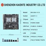 Intel X99 Computer Motherboard AI computing DUAL Cpu Xeon E5 Quad Channel DDR4