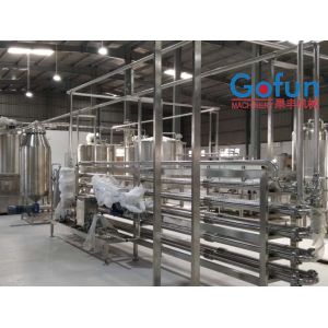 Dairy Milk UHT Sterilizer Machine Milk Sauce Processing Line Low Consumption