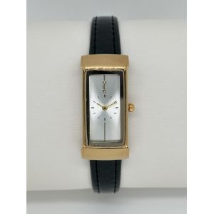 Customizable Precise Leather Strap Quartz Watch With Personalized Engraved Quote