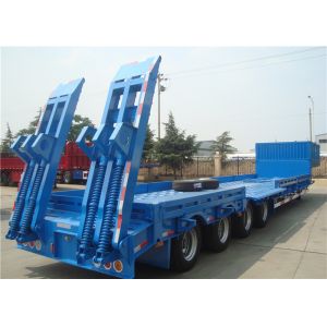Multi - Axle 80T Extendable Semi Trailer With Dual Line Braking System