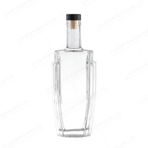 Custom Capacity Glass Bottle 200ml 500ml 700ml 750ml Frosted Flint for Whiskey