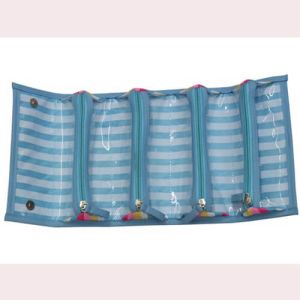 Large Nylon Foldable Custom Cosmetic Bags With Compartments