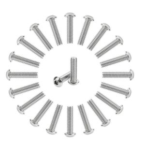 Wholesale Metric Measurement System 1/4-20 x 1 Inch Stainless Steel Pan Head Socket Cap Bolts Screws 18-8 304 Grade Allen Hex Drive from china suppliers