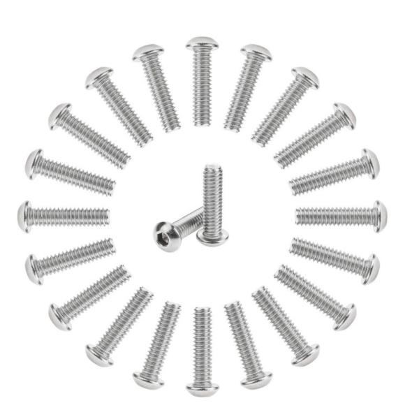 Metric Measurement System 1/4-20 x 1 Inch Stainless Steel Pan Head Socket Cap