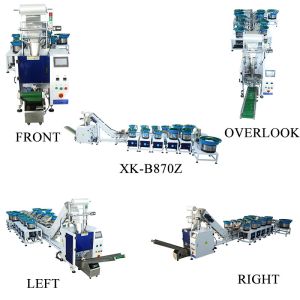 Automatic Label Heat Coding Sealer Bag Parts Screw Packaging Machine