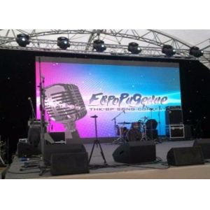 P6 Waterproof Cabinet LED Rental Billboard , High Brightness LED Video Wall