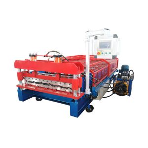 Customizable Roof Sheet Roll Forming Machine With Chrome Plated Rollers And 20mm