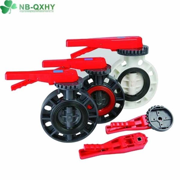 Standard DIN ANSI JIS Wide PVC/ABS Handle CPVC/UPVC Butterfly Valve with NBR