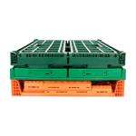 PE/PP Material Stackable Folding Storage Box for Practical and Space-saving
