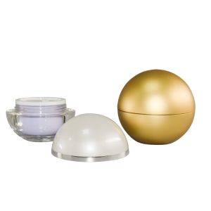 Round Acrylic cream Jar 15ml 30ml 50ml