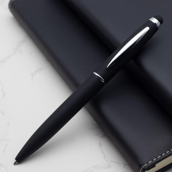 Business Office Stationery Custom Multi Color Metal Rubber Ballpoint Pen for Purposes