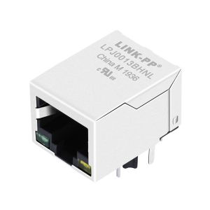 101110FF248M401ZA Magnetic RJ45 Jack Tap-Down 21.30mm Media Server LPJ0013BHNL