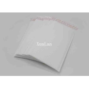 White Poly Shipping Bubble Mailers Customer Size With Moisture Resistance