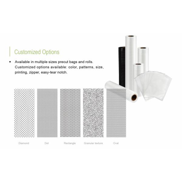 Black Meat Vacuum Pouches 125mic Medium High Barrier