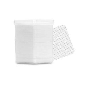 200 Pcs Eyelash Extension Glue Remover Cotton Paper Wipes Eyelash Tweezer Glue