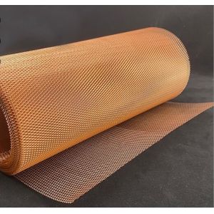 Copper Diamond Expanded Metal Mesh for EMI Shielding 0.02-4mm