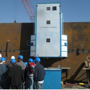 Wholesale Customized Large Electro-Gas Tank Vertical Welding Machine for Tank Construction from china suppliers