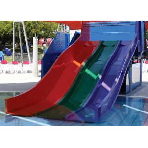 Fiberglass Spiral Water Slide , Hotle Water Playground Classic Water Slides