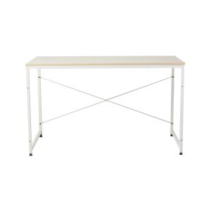 Wooden Surface Northern Europe Style Metal Computer Table Shelf Desk for Home