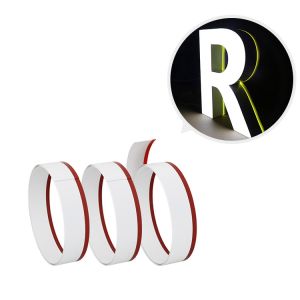8cm Width ABS 3D Side Led Strip PVC Billboard Letter Indoor No Edge Signs